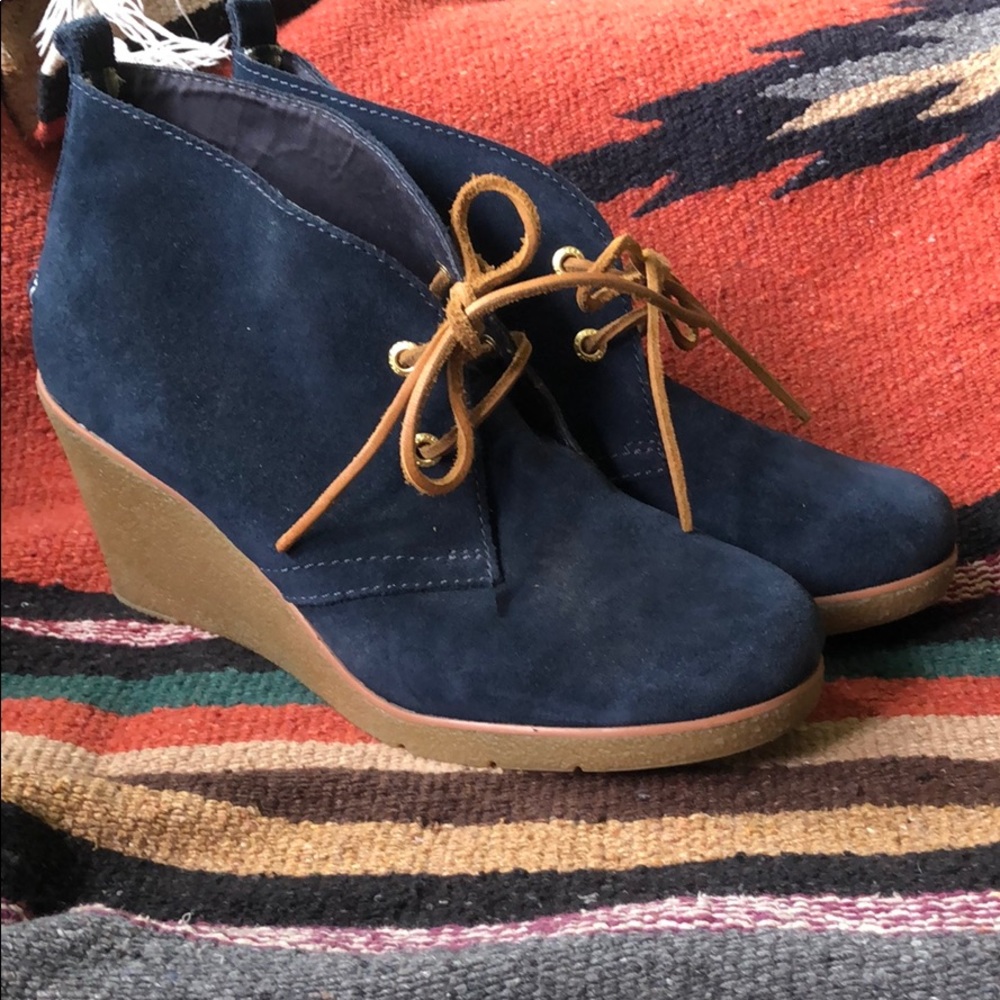 🍂Sperry Top Sider Leather Platform Bootie🍂